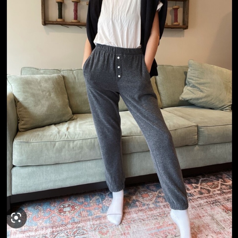 Sweater Henley Sweatpants in Jet